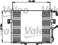 Condensator, climatizare 814250 VALEO - Radiator clima