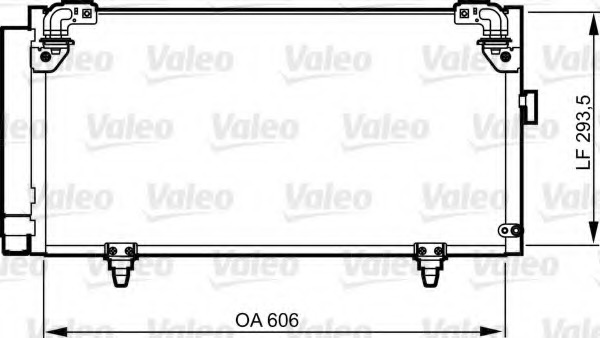 Condensator, climatizare 814314 VALEO - Radiator clima Condensator, climatizare 814314 VALEO - Radiator clima