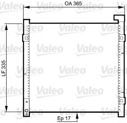 Condensator, climatizare 814326 VALEO - Radiator clima Condensator, climatizare 814326 VALEO - Radiator clima