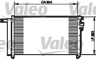 Condensator, climatizare 814349 VALEO - Radiator clima Condensator, climatizare 814349 VALEO - Radiator clima