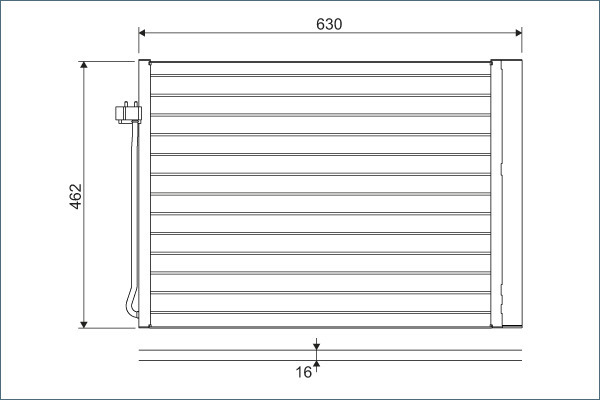 Condensator, climatizare 814367 VALEO - Radiator clima Condensator, climatizare 814367 VALEO - Radiator clima