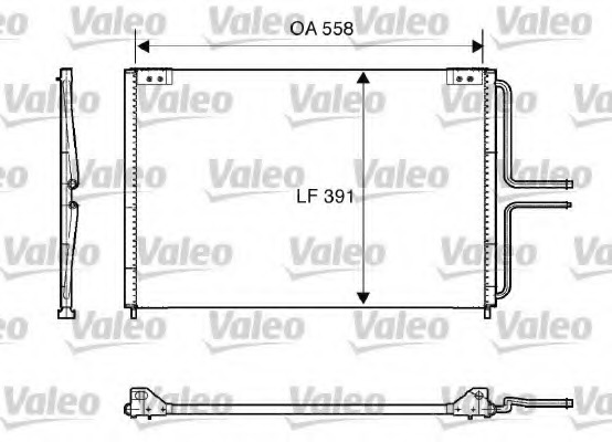 Condensator, climatizare 816867 VALEO - Radiator clima