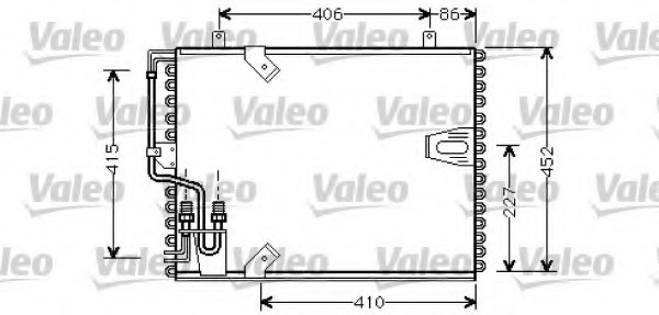 Condensator, climatizare 816874 VALEO - Radiator clima