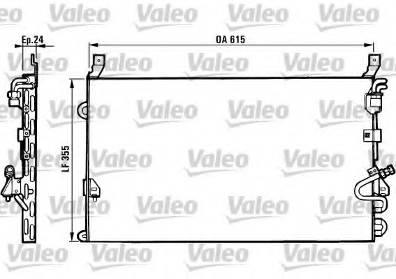 Condensator, climatizare 816880 VALEO - Radiator clima Condensator, climatizare 816880 VALEO - Radiator clima