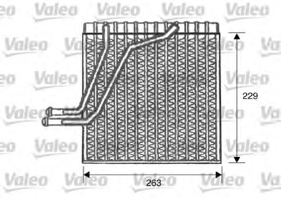 evaporator,aer conditionat 817113 VALEO - Vaporizator