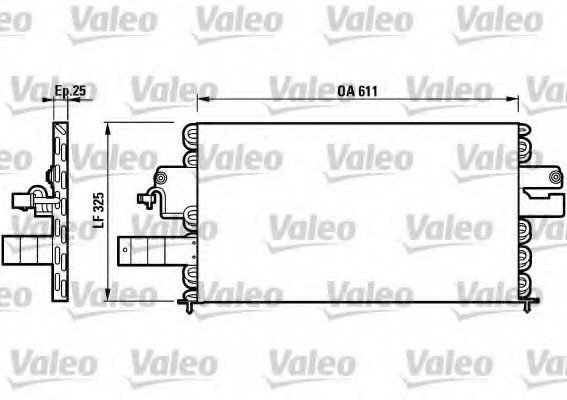 Condensator, climatizare 817227 VALEO - Radiator clima Condensator, climatizare 817227 VALEO - Radiator clima