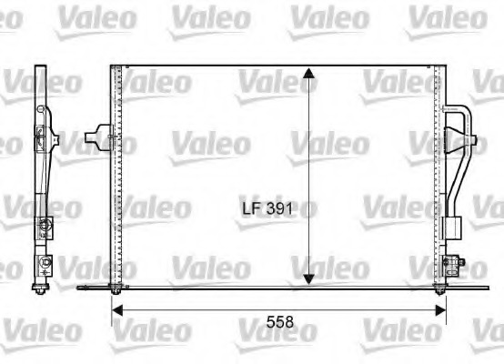 Condensator, climatizare 817232 VALEO - Radiator clima Condensator, climatizare 817232 VALEO - Radiator clima