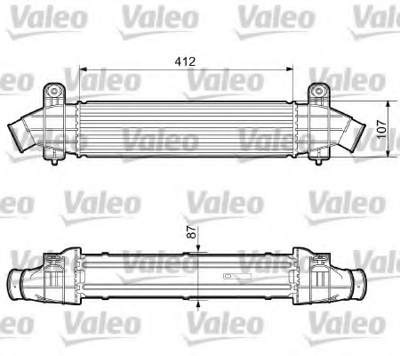 Intercooler, compresor 817238 VALEO - Admisie aer motor