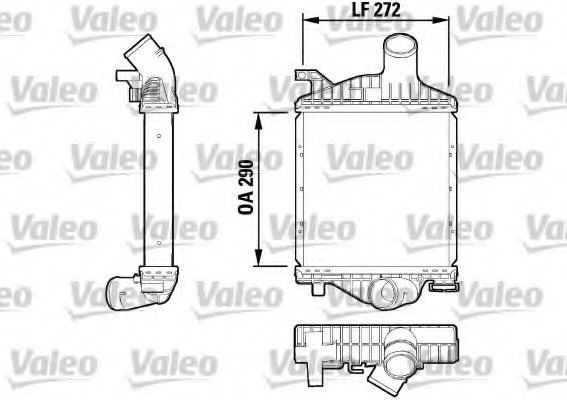 Intercooler, compresor 817390 VALEO - Turbocompressor Intercooler, compresor 817390 VALEO - Turbocompressor