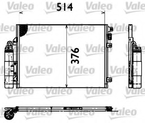 Condensator, climatizare 817428 VALEO - Radiator clima Condensator, climatizare 817428 VALEO - Radiator clima