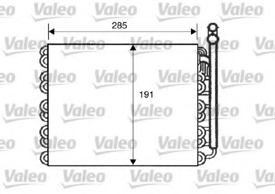 evaporator,aer conditionat 817510 VALEO - Vaporizator evaporator,aer conditionat 817510 VALEO - Vaporizator