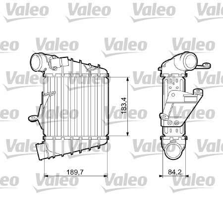 Intercooler, compresor 817556 VALEO - Turbocompressor Intercooler, compresor 817556 VALEO - Turbocompressor