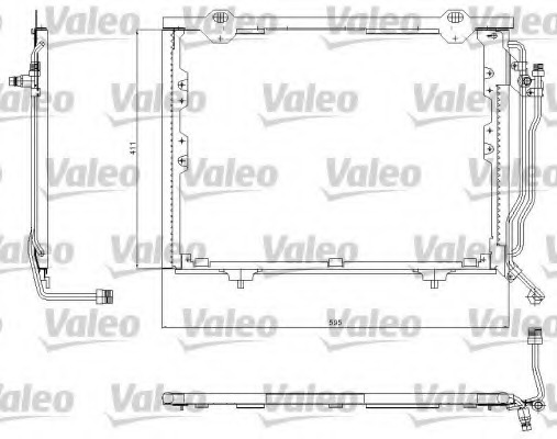 Condensator, climatizare 817563 VALEO - Radiator clima