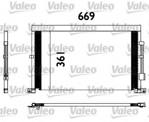 Condensator, climatizare 817567 VALEO - Radiator clima Condensator, climatizare 817567 VALEO - Radiator clima