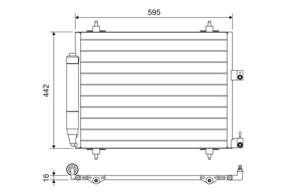 Condensator, climatizare 817579 VALEO - Radiator clima Condensator, climatizare 817579 VALEO - Radiator clima