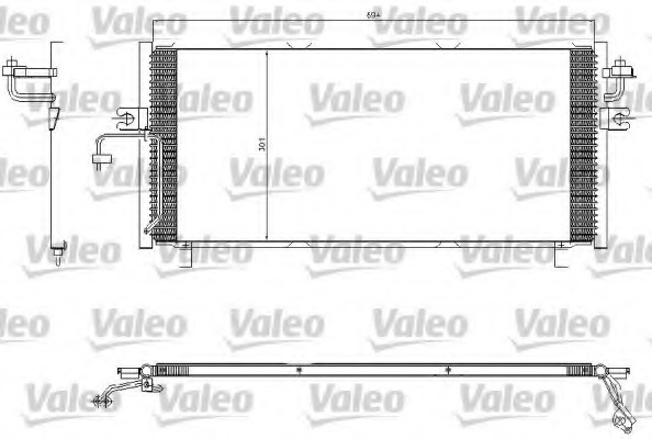 Condensator, climatizare 817603 VALEO - Radiator clima