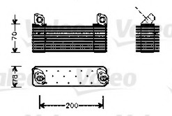 Radiator ulei, ulei motor 817623 VALEO - Ungere Radiator ulei, ulei motor 817623 VALEO - Ungere