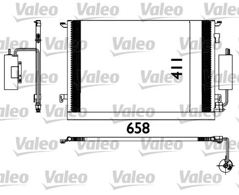 Condensator, climatizare 817648 VALEO - Radiator clima Condensator, climatizare 817648 VALEO - Radiator clima