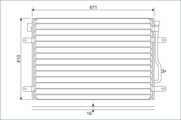 Condensator, climatizare 817741 VALEO - Radiator clima Condensator, climatizare 817741 VALEO - Radiator clima