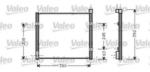 Condensator, climatizare 817784 VALEO - Radiator clima Condensator, climatizare 817784 VALEO - Radiator clima