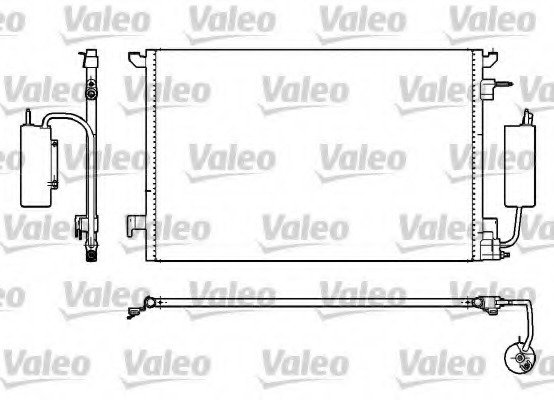Condensator, climatizare 817852 VALEO - Radiator clima Condensator, climatizare 817852 VALEO - Radiator clima