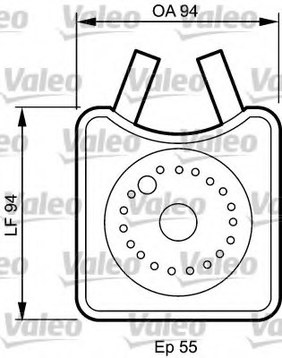 Radiator ulei, ulei motor 817943 VALEO - Radiator ulei Radiator ulei, ulei motor 817943 VALEO - Radiator ulei