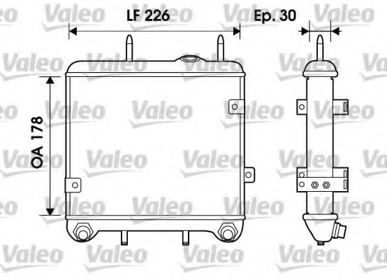 Radiator ulei, ulei motor 817978 VALEO - Radiator ulei Radiator ulei, ulei motor 817978 VALEO - Radiator ulei