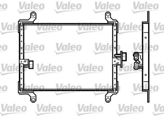 Condensator, climatizare 818191 VALEO - Radiator clima Condensator, climatizare 818191 VALEO - Radiator clima