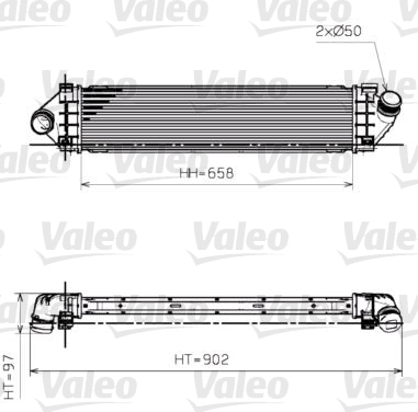 Intercooler, compresor 818246 VALEO - Turbocompressor Intercooler, compresor 818246 VALEO - Turbocompressor