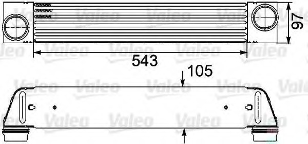 Intercooler, compresor 818273 VALEO - Turbocompressor Intercooler, compresor 818273 VALEO - Turbocompressor