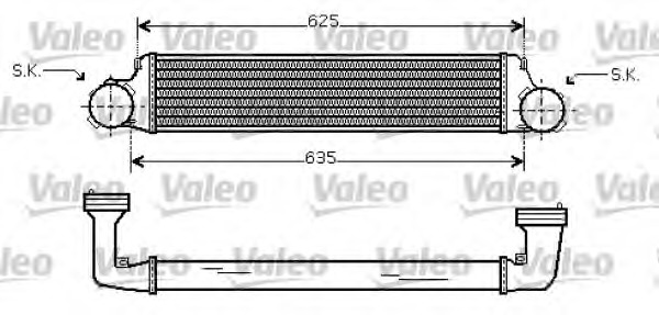 Intercooler, compresor 818715 VALEO - Turbocompressor Intercooler, compresor 818715 VALEO - Turbocompressor