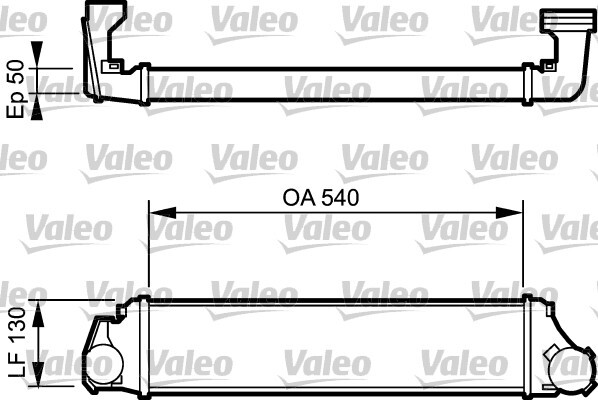 Intercooler, compresor 818716 VALEO - Turbocompressor Intercooler, compresor 818716 VALEO - Turbocompressor