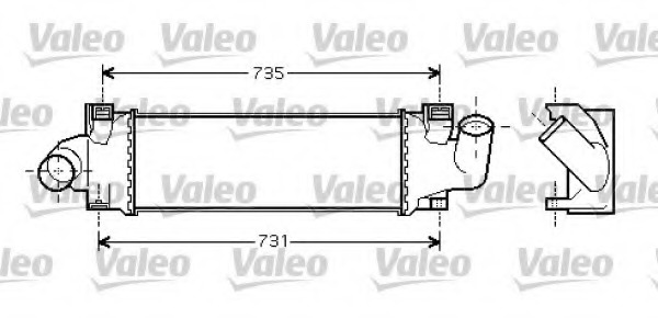 Intercooler, compresor 818717 VALEO - Turbocompressor Intercooler, compresor 818717 VALEO - Turbocompressor