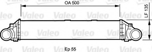 Intercooler, compresor 818821 VALEO - Turbocompressor Intercooler, compresor 818821 VALEO - Turbocompressor