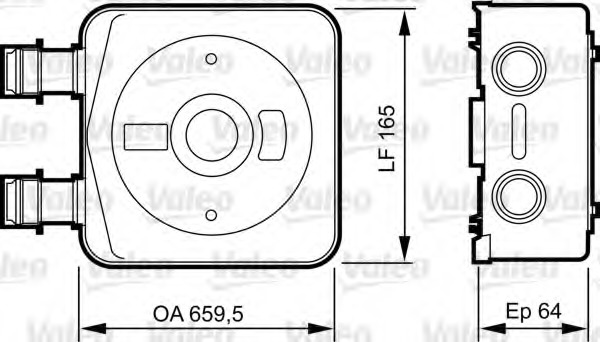 Radiator ulei, ulei motor 818890 VALEO - Radiator ulei Radiator ulei, ulei motor 818890 VALEO - Radiator ulei