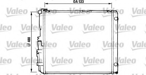 Radiator, racire motor 819377 VALEO - Radiator apa/piese Radiator, racire motor 819377 VALEO - Radiator apa/piese
