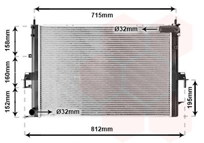Radiator, racire motor 02002152 VAN WEZEL - Radiator apa/piese Radiator, racire motor 02002152 VAN WEZEL - Radiator apa/piese
