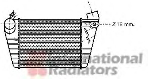Intercooler, compresor 03004185 VAN WEZEL - Turbocompressor Intercooler, compresor 03004185 VAN WEZEL - Turbocompressor