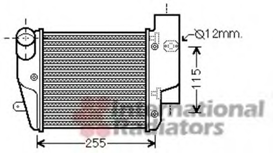 Intercooler, compresor 03004302 VAN WEZEL - Turbocompressor Intercooler, compresor 03004302 VAN WEZEL - Turbocompressor