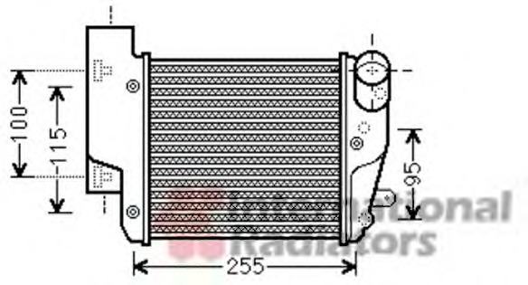 Intercooler, compresor 03004304 VAN WEZEL - Turbocompressor Intercooler, compresor 03004304 VAN WEZEL - Turbocompressor