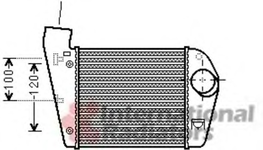 Intercooler, compresor 03004308 VAN WEZEL - Turbocompressor Intercooler, compresor 03004308 VAN WEZEL - Turbocompressor