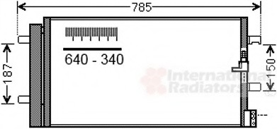 Condensator, climatizare 03005352 VAN WEZEL - Radiator clima Condensator, climatizare 03005352 VAN WEZEL - Radiator clima
