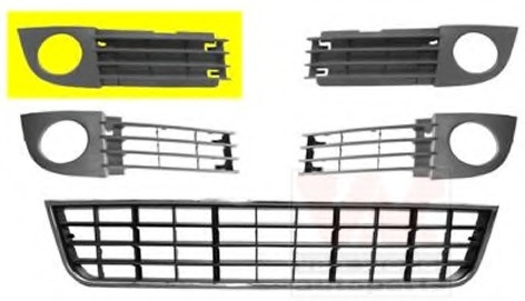 Grila ventilatie, bara protectie 0317592 VAN WEZEL - Partea frontala/grila radiator