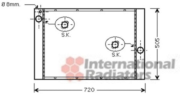 Radiator, racire motor 06002372 VAN WEZEL - Radiator apa/piese Radiator, racire motor 06002372 VAN WEZEL - Radiator apa/piese