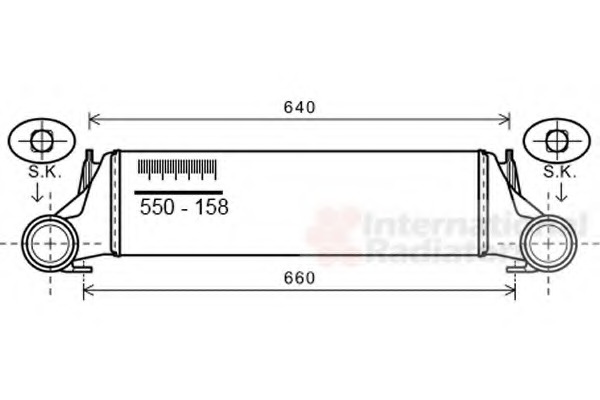Intercooler, compresor 06004421 VAN WEZEL - Turbocompressor Intercooler, compresor 06004421 VAN WEZEL - Turbocompressor