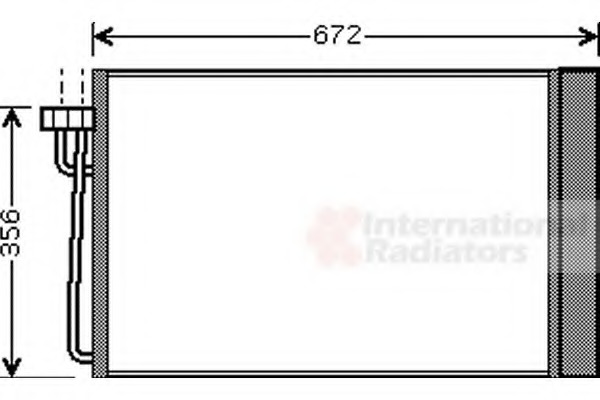 Condensator, climatizare 06005267 VAN WEZEL - Radiator clima Condensator, climatizare 06005267 VAN WEZEL - Radiator clima
