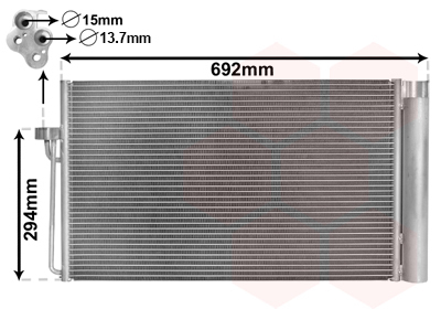 Condensator, climatizare 06005273 VAN WEZEL - Radiator clima Condensator, climatizare 06005273 VAN WEZEL - Radiator clima