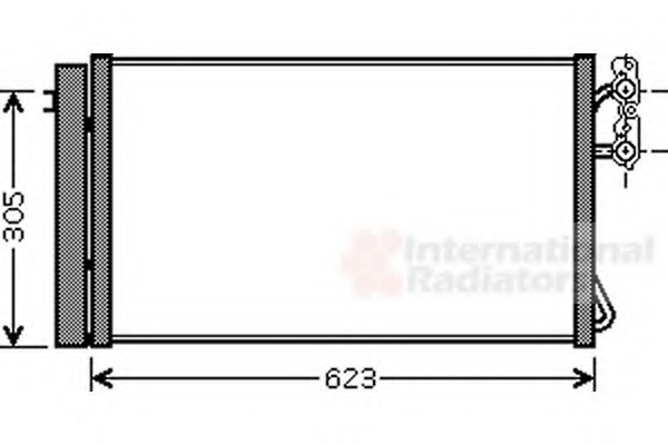 Condensator, climatizare 06005296 VAN WEZEL - Radiator clima Condensator, climatizare 06005296 VAN WEZEL - Radiator clima
