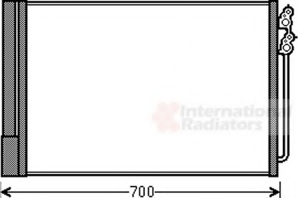 Condensator, climatizare 06005370 VAN WEZEL - Radiator clima Condensator, climatizare 06005370 VAN WEZEL - Radiator clima