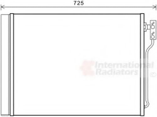 Condensator, climatizare 06005435 VAN WEZEL - Radiator clima Condensator, climatizare 06005435 VAN WEZEL - Radiator clima
